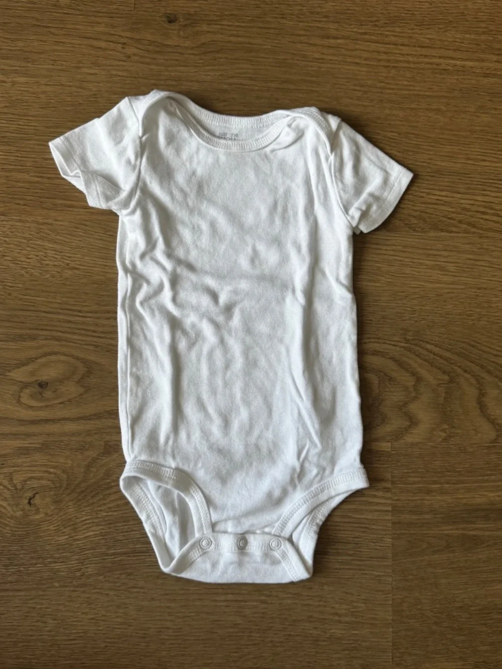 Carter's Just One You White Short Sleeve Bodysuit Bundle 12M 7 Pack Baby